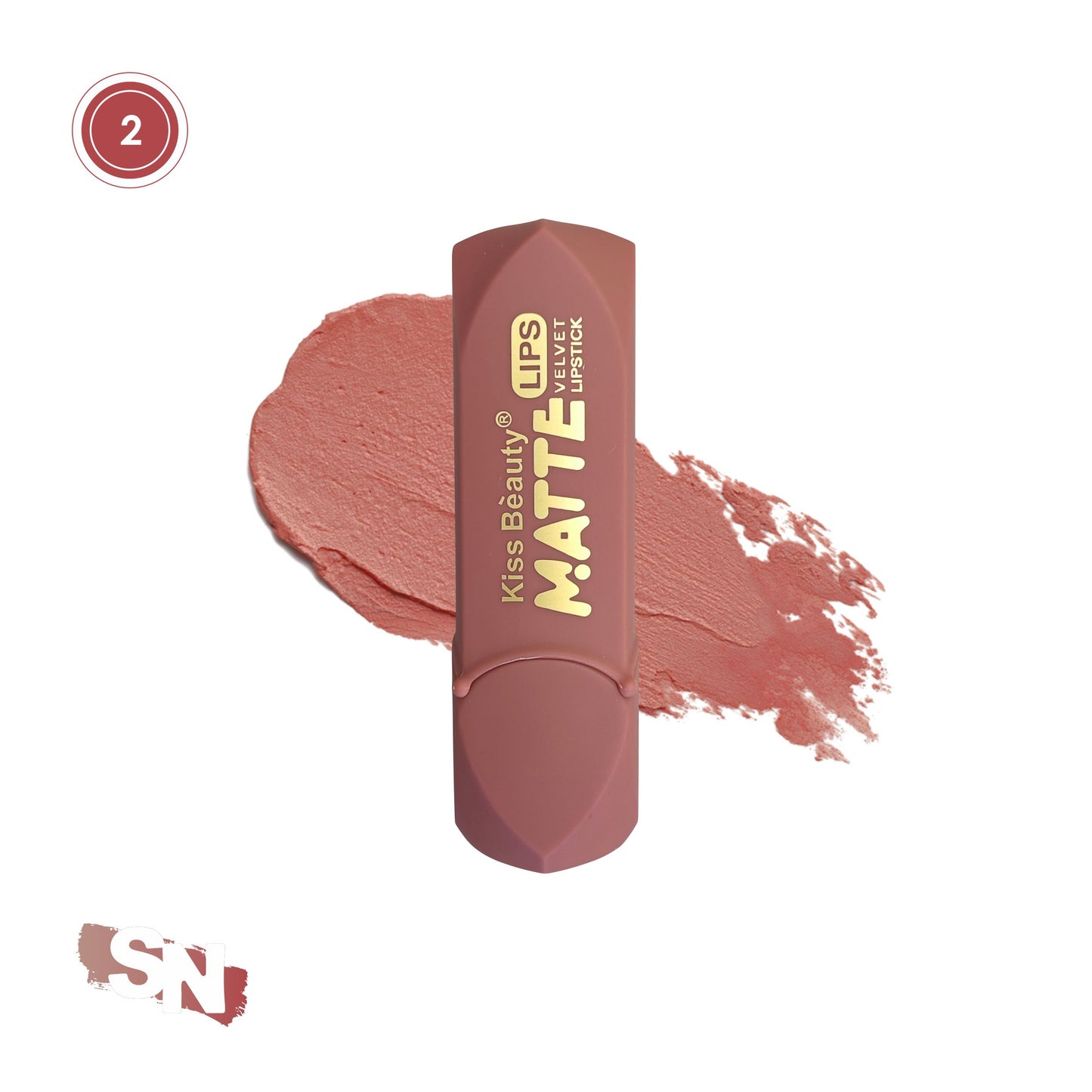Kiss Beauty Velvet Lipstick | Matte