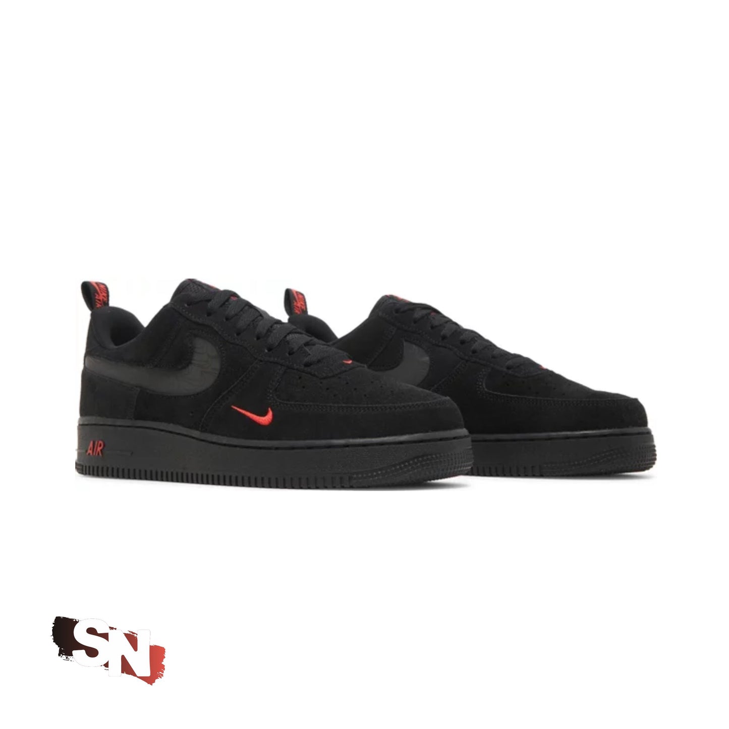 Air Force 1 '07 LV8 'Reflective Swoosh - Black Crimson | unisex
