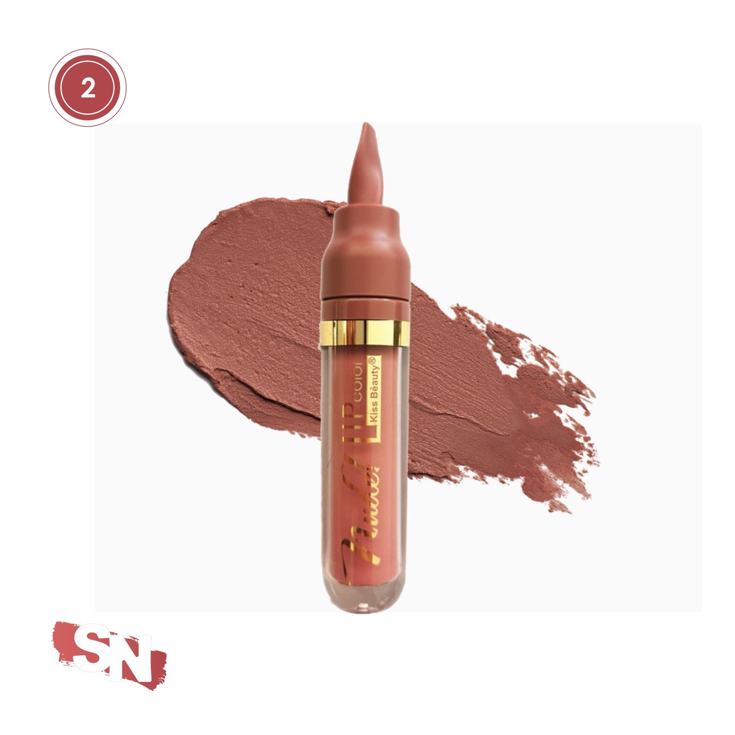 Kiss Beauty Lip Gloss | Matte